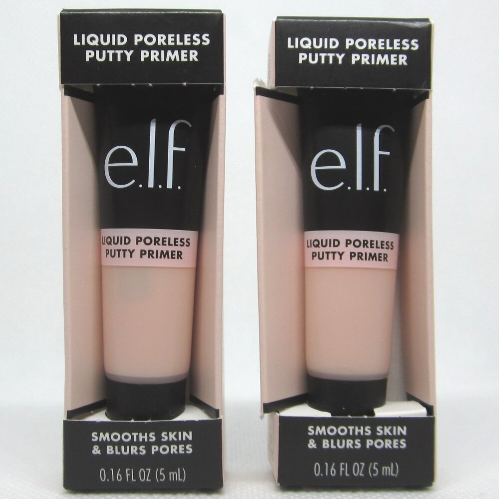 e.l.f. Cosmetics Liquid Poreless Putty Primer Universal Sheer mini, lot of 2